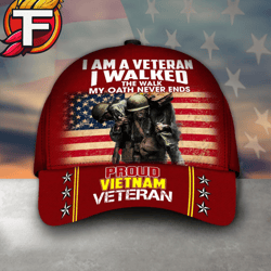 I Am A Veteran Class cap