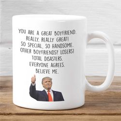 boyfriend gifts, funny trump mug valentine gift for him valentines day gift for boyfriend birthday, boyfriend gag gift c