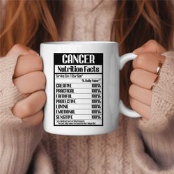 cancer coffee mug, zodiac birthday gift for her, horoscope ceramic mug 6