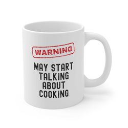 cooking mug, cooking gift, funny cooking mug, unique chef gift, funny chef mugs, profanity gift, rae dunn inspired mug 1