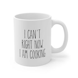 cooking mug, cooking gift, funny cooking mug, unique chef gift, funny chef mugs, profanity gift, rae dunn inspired mug 1