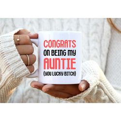 auntie mug. auntie gift. unique gift for her. funny birthday mug. auntie birthday gift. rude gift. christmas gift. 1