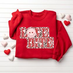 retro leopard love sweatshirt, valentines day sweatshirt, valentine sweatshirt, trendy sweatshirt, womens sweatshirt, ha