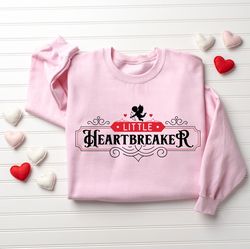 retro little heartbreaker sweatshirt, funny valentine sweatshirt, valentines day sweatshirt, love sweatshirt, happy vale