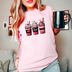 valentines day shirt, heart shirt, love shirt, coffee lover shirt, shirt for women, happy valentines day, cute shirts, c