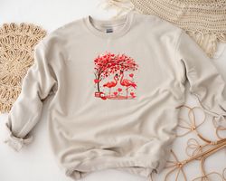 cute flamingo valentines day love shirt, flamingo lover 2023 shirt hoodie sweatshirt, flamingo lover gift