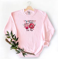 cute better together valentines day shirt, donut and coffee better together retro shirt hoodie sweatshirt, valentine mat