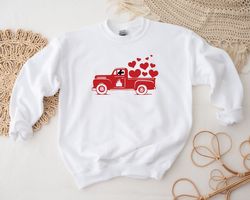 disney valentines day love truck shirt, mickey valentine day heart truck shirt hoodie sweatshirt, disney valentine coupl