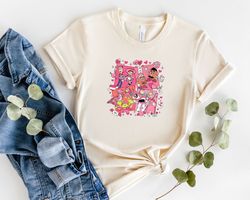 vintage toy story characters valentine day shirt, disney toy story love shirt hoodie sweatshirt, cute toy story couple s