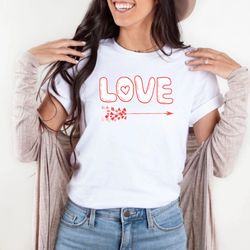 love tshirt, boho arrow,cute valentines day shirt,gift for girls,gift for teens,engagement shirt,mothers day gift,cute l