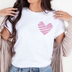 womens valentines day shirt cute valentines tee heart love heart t-shirt womens valentines tee girlfriend gift for wife
