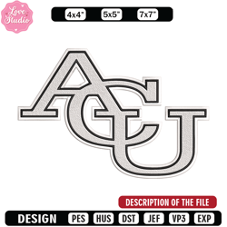 abilene christian logo embroidery design,ncaa embroidery, embroidery design, logo sport embroidery, sport embroidery