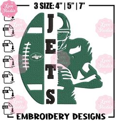 football player new york jets embroidery design, jets embroidery, nfl embroidery, sport embroidery, embroidery design..j