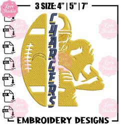 football player los angeles chargers embroidery design, chargers embroidery, nfl embroidery, logo sport embroidery..jpg