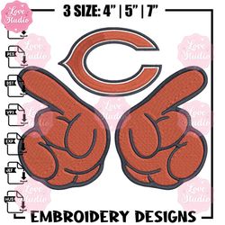 foam finger chicago bears embroidery design, bears embroidery, nfl embroidery, sport embroidery, embroidery design..jpg