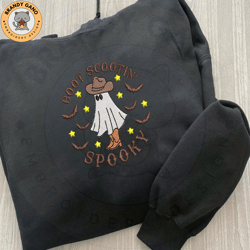 spooky vibes embroidery design, howdy spooky embroidery file, spooky halloween embroiery design, instant download