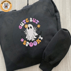 spooky vibes embroidery file, cute but spooky embroidery design, spooky halloween embroidery file, embroidery files