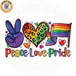 peace love pride png sublimation design download, pride png, lgbtq+ png, love is love png, human rights png