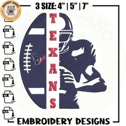 football player houston texans embroidery design, texans embroidery, nfl embroidery, sport embroidery, embroidery design