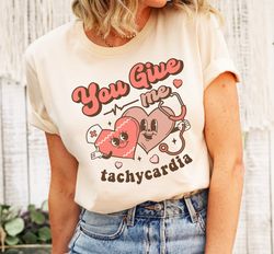 cardiology groovy shirt, you give me tachycardia cvicu nurse shirt, valentines day sonographer hearts shirt, retro cardi