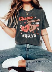 chemo infusion nurse squad shirt, groovy valentines day oncology tee, pediatric life peds shirt, retro hearts preceptor