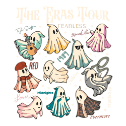 The Eras Tour Ghost Halloween Taylor Swift Svg File For Cricut