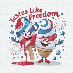 tastes like freedom patriotic ice cream png
