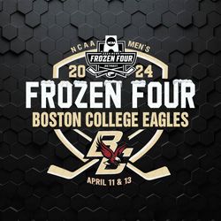 Frozen Four Boston College Eagles 2024 Ncaa Mens SVG