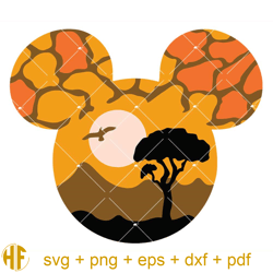 mouse head savanna sunset svg, wild nature svg, safari svg.jpg