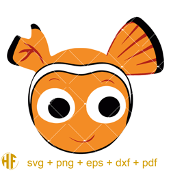 nemo mouse head svg, finding nemo svg, nemo characters.jpg