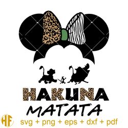 wild trip minnie mouse svg, hakuna matata svg, no problem.jpg