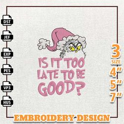 merry greenchmas embroidery machine design, christmas green monster embroidery design, instant download