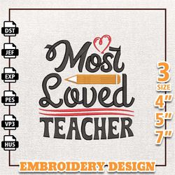 most loved teacher embroidery designs, back to school embroidery design, teacher life quotes embroidery file,retro