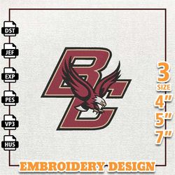 ncaa boston college eagles, ncaa team embroidery design, ncaa college embroidery design, logo team embroidery design