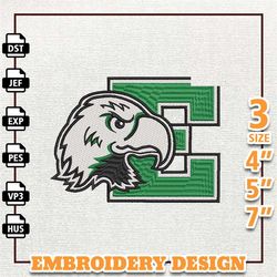 ncaa eastern michigan eagles, ncaa team embroidery design, ncaa college embroidery design, logo team embroidery design