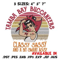 buccaneers classy sassy and a bit smart assy embroidery design, buccaneers embroidery, nfl embroidery, sport embroidery