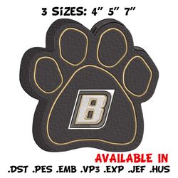 bryant bulldogs logo embroidery design, sport embroidery, logo sport embroidery, embroidery design, ncaa embroidery