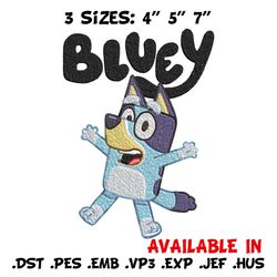 bluey embroidery, bluey cartoon embroidery, cartoon embroidery, cartoon shirt, embroidery file, digital download