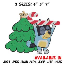 bluey chrismas embroidery design, bluey embroidery, embroidery file, chrismas embroidery, anime shirt, digital download