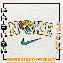 nfl jacksonville jaguars, nike nfl embroidery design, nfl team embroidery design, nike embroidery design, instant downlo