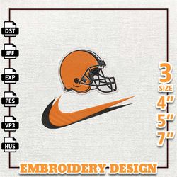 nfl cleveland browns, nike nfl embroidery design, nfl team embroidery design, nike embroidery design, instant download