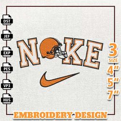 nfl cleveland browns, nike nfl embroidery design, nfl team embroidery design, nike embroidery design, instant download 4