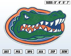 Florida Gators Football Team Embroidery File, NCAA Teams Embroidery Designs, Machine Embroidery Designs , Digital File