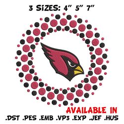 arizona cardinals embroidery design, arizona cardinals embroidery, nfl embroidery, sport embroidery, embroidery design