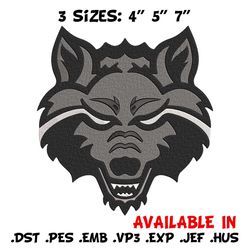 arkansas state mascot embroidery design, ncaa embroidery, embroidery design, logo sport embroiderysport embroidery