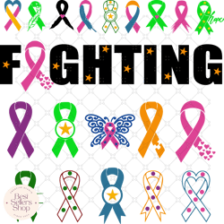 fighting cancer, cancer awareness, cancer svg, cancer ribbon