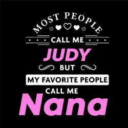 my favorite people call me nana svg, trending svg, custom name gift, personalised gift, custom name svg, grandma svg, gr