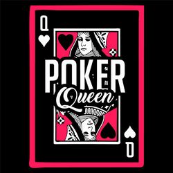 poker queen svg, trending svg, poker svg, queen svg, zerobubble poker svg, queen of hearts svg, poker player svg, playin