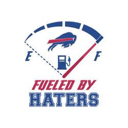 digital fueled by haters buffalo bills embroidery design file