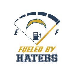 digital fueled by haters los angeles chargers embroidery design file